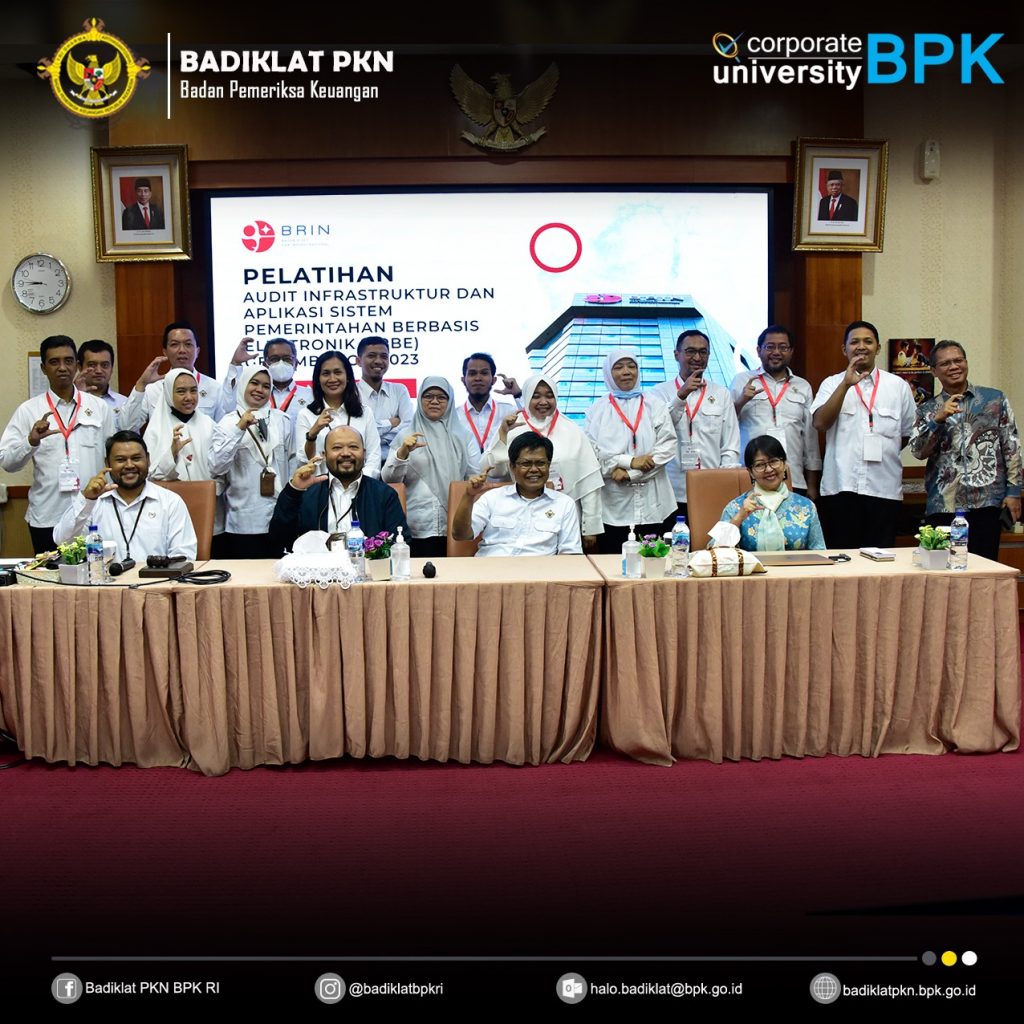 BRIN dan BADIKLAT PKN Selenggarakan Pelatihan Audit Infrastruktur Dan Aplikasi Sistem Pemerintahan Berbasis Elektronik (SPBE)