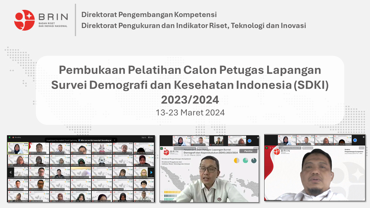 306 Calon Petugas Lapangan Ikuti Pelatihan Survei Demografi dan Kesehatan Indonesia 2023/2024