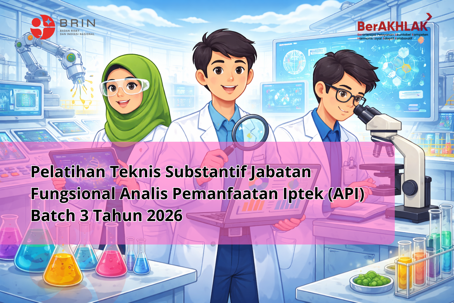 Kelas: Pelatihan Teknis Substantif Jabatan Fungsional Analis Pemanfaatan Iptek (API) Batch 3 Tahun 2026